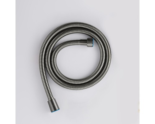 AQ2103BGM шланг для душа 120 см нержавейка, оружейная сталь (шлиф. черный хром) AQ2103BGM