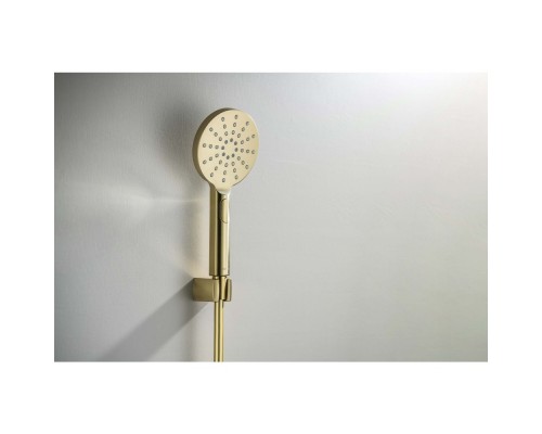 AQ2033BG ОБЕРОН душевой набор Select 120 3 jet, шлиф. золото AQ2033BG