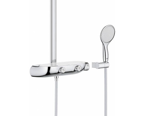 26361000 Rainshower SmartControl 360 MONO Душевая система с термостатическим смесителем для настенного монтажа, 2 режима верхнего душа, хром 26361000