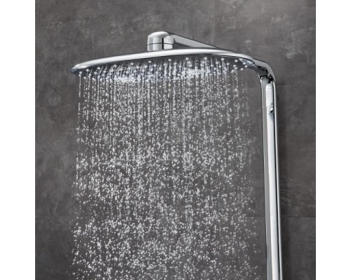 26361000 Rainshower SmartControl 360 MONO Душевая система с термостатическим смесителем для настенного монтажа, 2 режима верхнего душа, хром 26361000