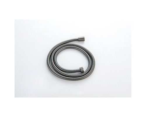 AQ2105BGM шланг для душа 150 см нержавейка, оружейная сталь (шлиф. черный хром) AQ2105BGM