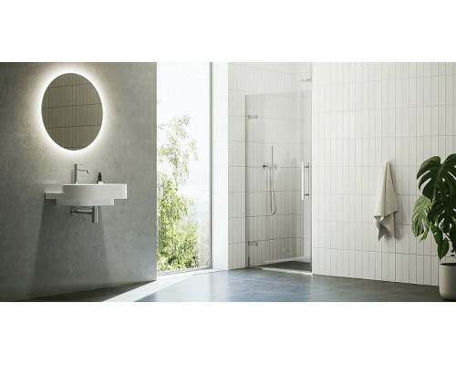 COSD1-90 хром + Транспарент, душевая дверь X0VV70A00Z1