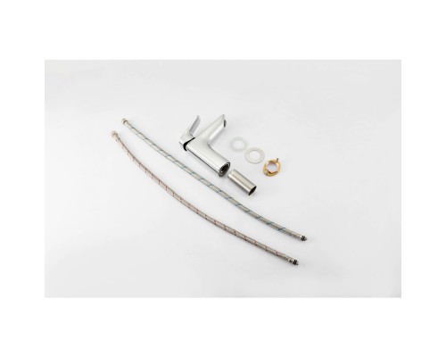 AQ1010CR ВЕГА смеситель для раковины 97 без донного клапана AQ1010CR