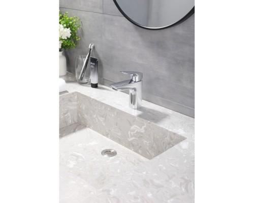 AQ1010CR ВЕГА смеситель для раковины 97 без донного клапана AQ1010CR