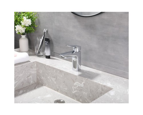 AQ1010CR ВЕГА смеситель для раковины 97 без донного клапана AQ1010CR