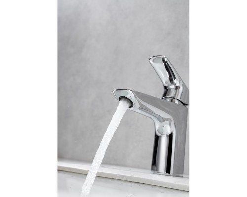 AQ1010CR ВЕГА смеситель для раковины 97 без донного клапана AQ1010CR