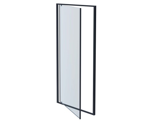 AQ ARI PI 10020GM Душевая дверь, распашная 1000x2000 профиль оружейная сталь, стекло прозрачное AQ ARI PI 10020GM