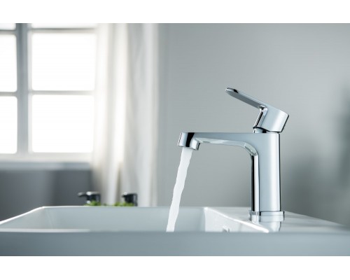 AQ1210CR ОБЕРОН смеситель для раковины 98, без донного клапана AQ1210CR