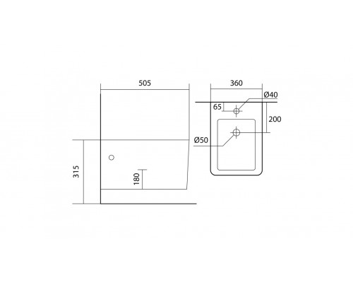 AQ0506N-00 ЛИБРА NewБиде подвесное 510360305 AQ0506N-00
