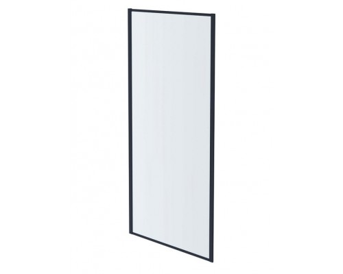 AQ ARI WA 10020GM Неподвижная душевая стенка 1000x2000, для комбинации с дверью, профиль оружейная сталь, стекло прозрачное AQ ARI WA 10020GM