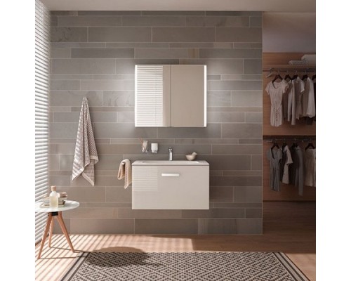 12802171301 ROYAL MATCH Зеркальный шкаф 800700160 мм LED подсветка вертикальная 12802171301