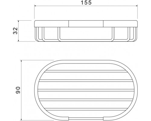 AQ4956CR мыльница решетка AQ4956CR