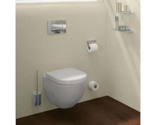 14972010100 PLAN Туалетный гарнитур в комплекте с белой пластиковой колбой, хром 14972010100