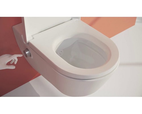 8.2060.1.400.000.1 CLEANET NAVIA Подвесной унитаз-биде, безободковый rimless 8.2060.1.400.000.1