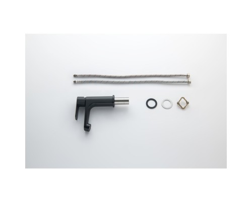 AQ1210MB ОБЕРОН смеситель для раковины 98, без донного клапана, матовый черный AQ1210MB