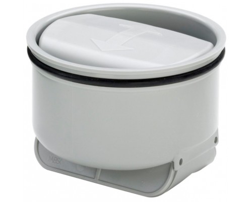 583255сухойзатвор для трапов: с гидрозатвором для решеток диаметром 100 мм. пласт/серый 583255