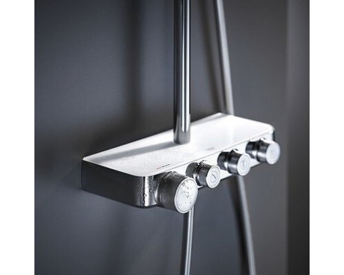 26508LS0 Euphoria SmartControl 310 DUO Cube Душевая система с термостатом, белая луна 26508LS0