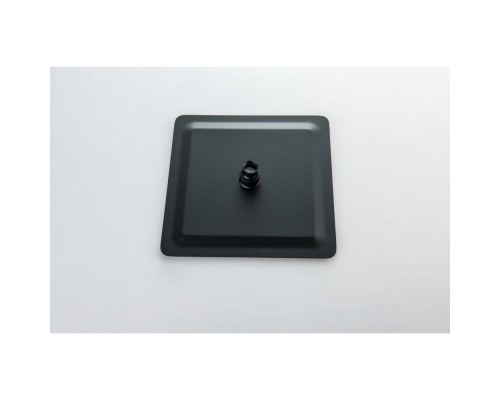 AQ2465MB ЛИРА душевая система (смеситель для душа) 250х250мм, матовый черный AQ2465MB