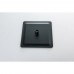 AQ2465MB ЛИРА душевая система (смеситель для душа) 250х250мм, матовый черный AQ2465MB