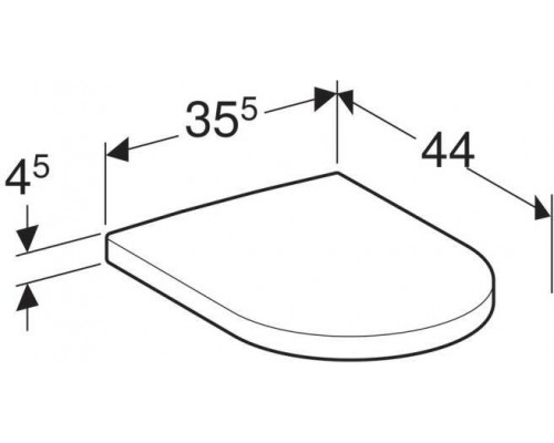 574130000 iCon Сиденье для унитаза (soft-close) 574130000
