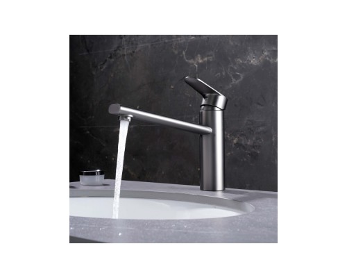 AQ1880BGM НИКА смеситель для кухни, оружейная сталь AQ1880BGM