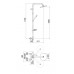 UP94030/30CR UP термостатическая душевая система, верхний душ 20 см UP94030/30CR