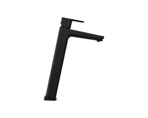 Смеситель для умывальника без донного клапана TD F 015.20 высокий черный X070151
