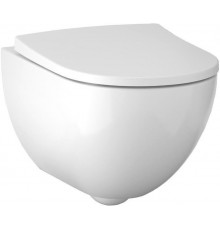 500.600.01.2 Acanto унитаз 510х355 подвесной, закрытая форма, Rimfree, Белый 500.600.01.2