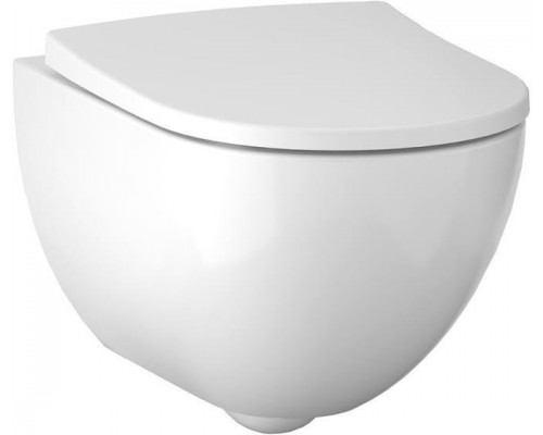 500.600.01.2 Acanto унитаз 510х355 подвесной, закрытая форма, Rimfree, Белый 500.600.01.2