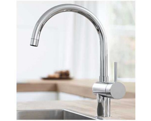 32917000 Minta Смеситель для кухонной мойки с C-изливом, хром 32917000