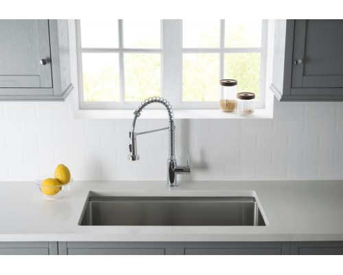 AQ1387CR ЕВРОПА смеситель для кухни 2 jet (профессиональный) AQ1387CR