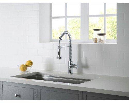 AQ1387CR ЕВРОПА смеситель для кухни 2 jet (профессиональный) AQ1387CR