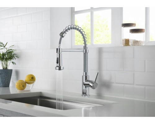 AQ1387CR ЕВРОПА смеситель для кухни 2 jet (профессиональный) AQ1387CR