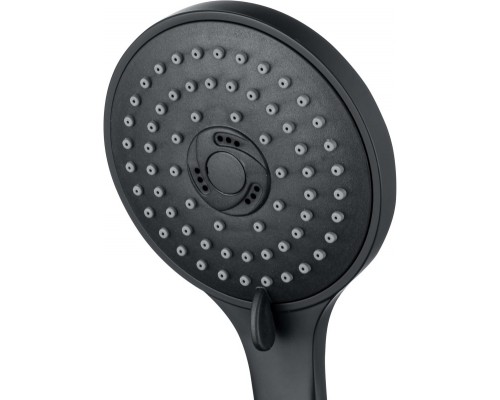 AQ2003MB ВЕГА ручной душ 3jet, матовый черный AQ2003MB