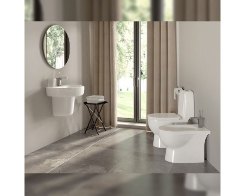 BEST 55 Умывальник пьедестальный ВКС Белый S1 (WB.PD/Best/55-C/WHT.G/S1) WB.PD/Best/55-C/WHT.G/S1