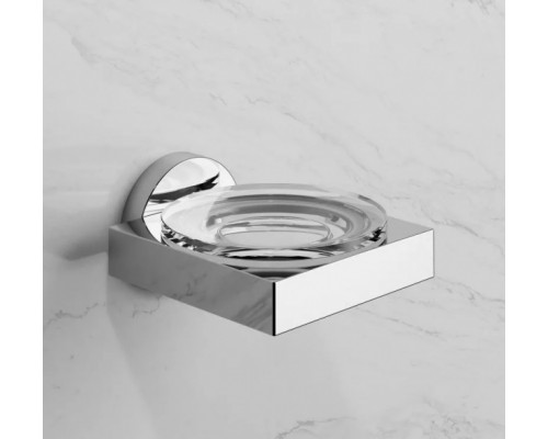 19055019000 EDITION 90 Полочка для мыла с хрустальной мыльницей, хром 19055019000