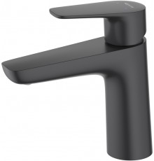 AQ1110MB БЕТТА смеситель для раковины 98, без донного клапана, матовый черный AQ1110MB