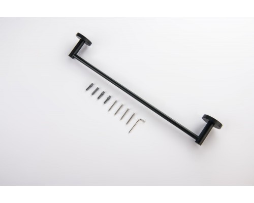 AQ4120MB ЕВРОПА полотенцедержатель 450 мм, матовый черный AQ4120MB