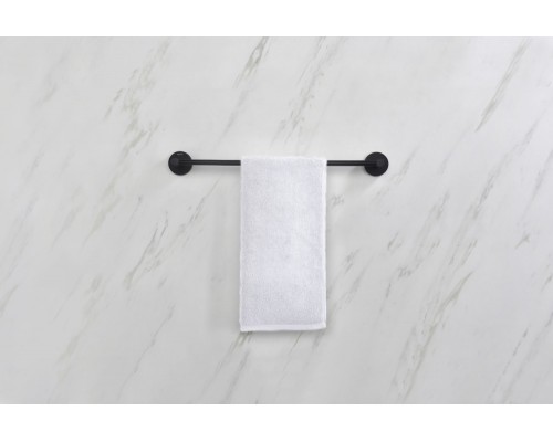 AQ4120MB ЕВРОПА полотенцедержатель 450 мм, матовый черный AQ4120MB