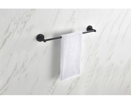 AQ4120MB ЕВРОПА полотенцедержатель 450 мм, матовый черный AQ4120MB