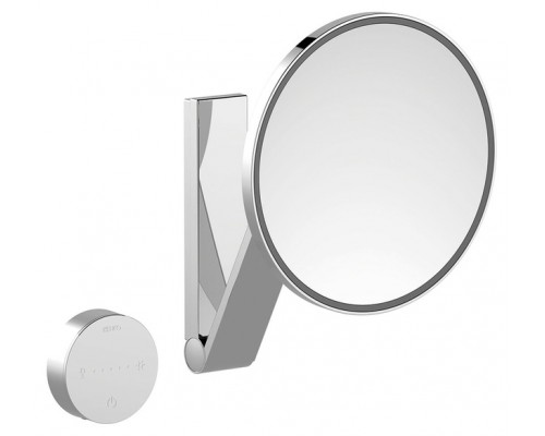 17612019002 ILOOK_MOVE Косметическое зеркало, круглое, 5-уровневое переключение цвета подсветки, с сенсорной панелью, хром 17612019002