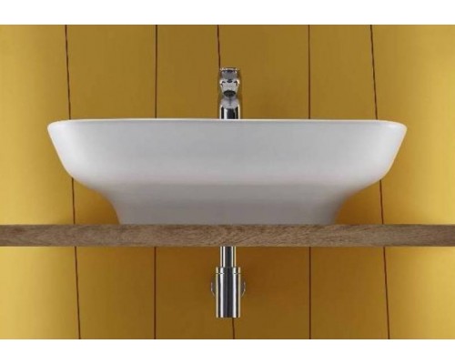 STRUKTURA EGE112-00 Раковина 55x40 с отв.для смесителя,сл.пер.,белый EGE112-00