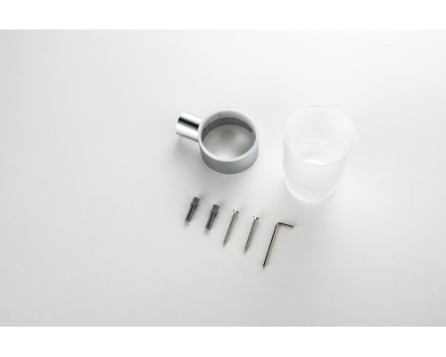 AQ4404CR ЛИРА стакан с держателем AQ4404CR