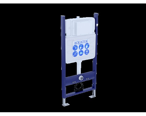 INS-0000014 Aquatek ECO Standart 50 (без верхней планки) Монтаж рама для подв унитаза, 1130500100+звукоизоляционная прокладка INS-0000014