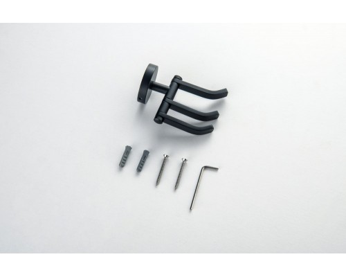 AQ4632MB БЕТТА крючок тройной, матовый черный AQ4632MB