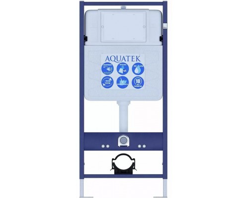 SET AQUATEK ВЕГА (рама AQUATEK Standard INS-0000012(без клавиши и крепежа)+унитаз ВЕГА AQ1905-00 с тонким сиденьем soft-close SET AQUATEK ВЕГА