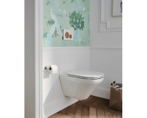 E21774RU-00 Унитаз c инсталляцией 40 см Jacob Delafon Modern Life, сиденье тонкое микролифт, (E33131RU-NF+E77168+E77725) E21774RU-00