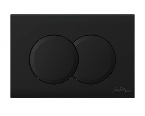 E36496-BL (020D) Панель смыва Черная (клавиши круглые) E36496-BL