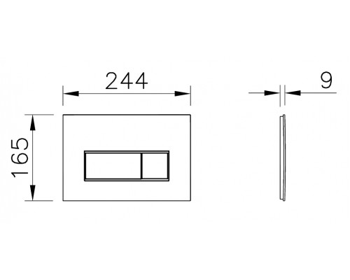 800-1874 Комплект: инсталляция Core 732-5800-01 и панель смыва Root R 740-2211 цвет черн мат, 3/6 л, глубина установки 12 см. Все крепежи в комплекте 800-1874