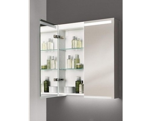 500.205.00.1 Option Зеркальный шкафчик с подсветкой 750х700х150 мм 500.205.00.1